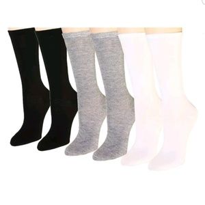 12 Pairs Womens Assorted Pack Crew Socks Size 9-11